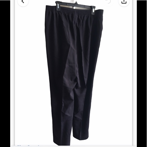 NWT Alfred Dunner Elastic Waist Pull On Pants. 14 - Picture 3 of 5